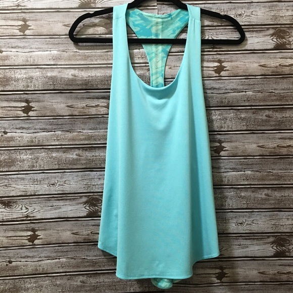 Calia Reversible Mesh Blue Active Tank Top Medium - Picture 6 of 8